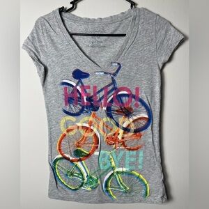 Aeropostale Women’s V-Neck Bicycle Top